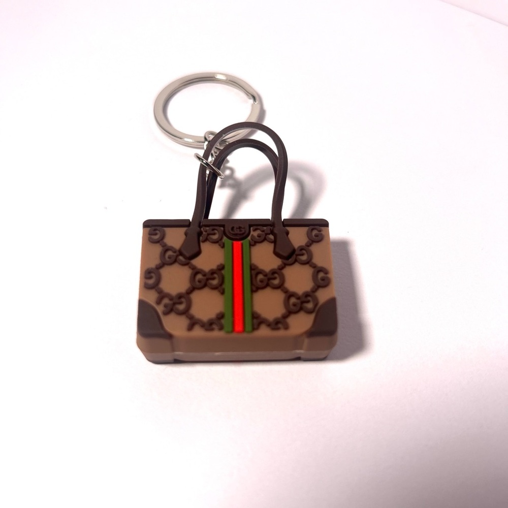 MINI 3D Keychain Cute Bag Charm with Box and Paper Bag